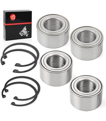 4 Pcs Front And Rear Wheel Bearings For Polaris Sportsman 400 450 500 600 700 X2 HO EPS 4X4 Replace 3514634 3514635 - Foto 4