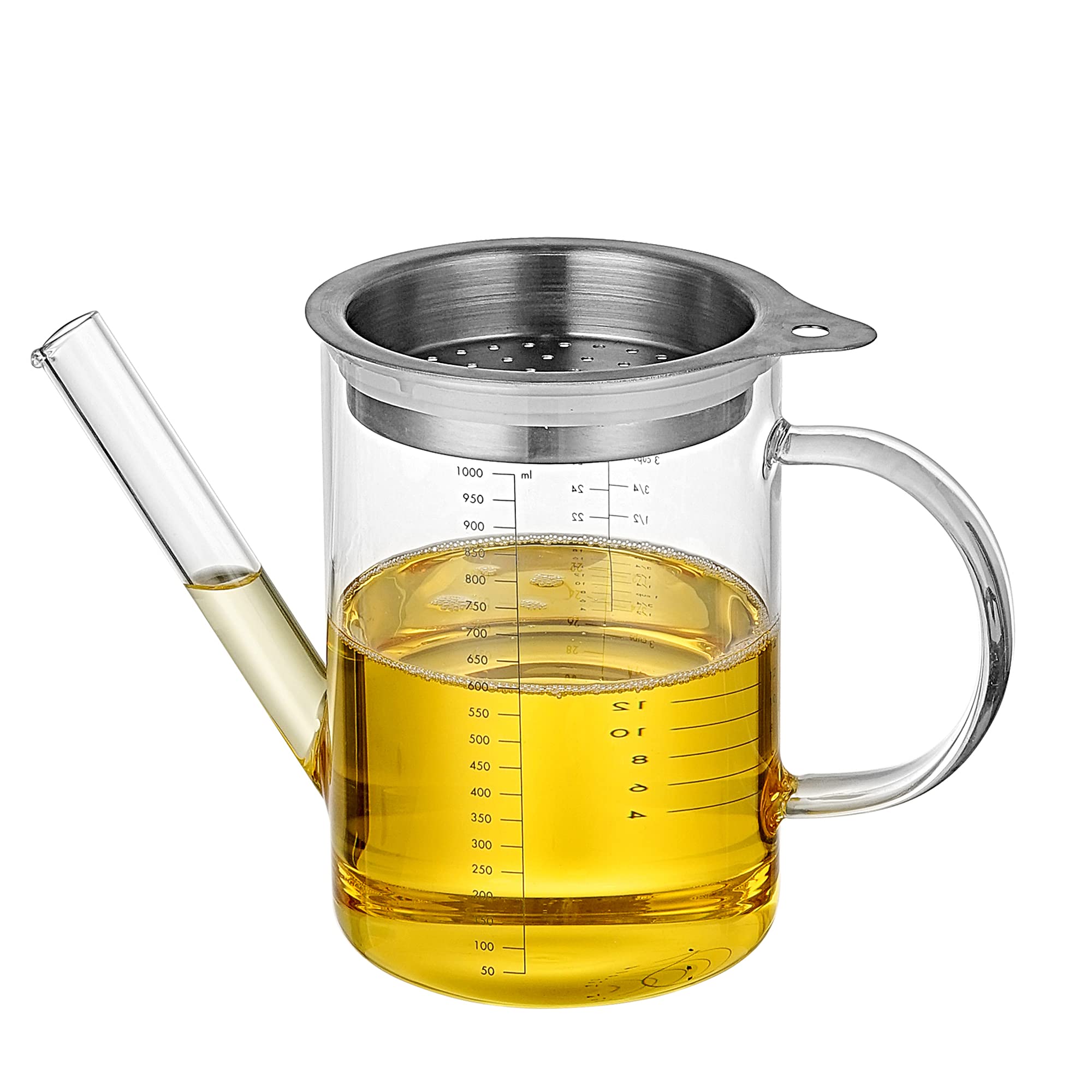 Photo 1 of Hyperspace Glass Gravy Separator with Filter Cap, Fat Separator, Poultry Separator, Size of 4 cups or 1000ml