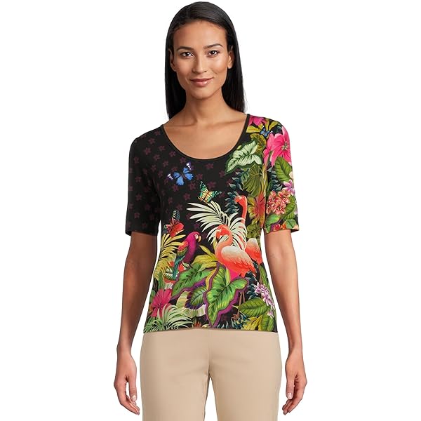 Johnny Was Women's Mikah Tunic Shirt, Raspberry (as1, alpha