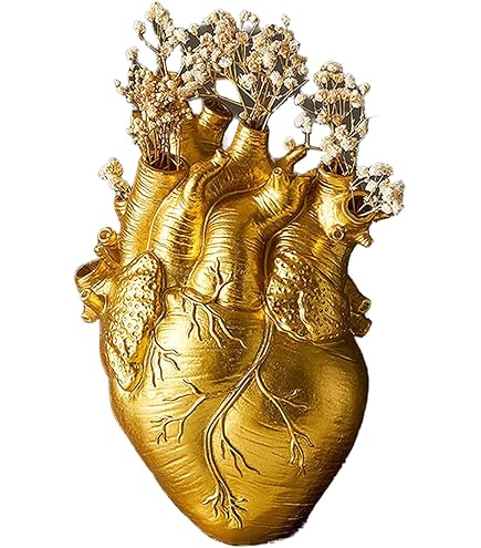 Amazon.com: Seletti Love in Bloom Heart Vase, White : Home & Kitchen
