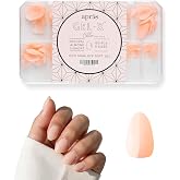 Apres Neutrals Gel-X Chloe Box Of Nail Tips, 11 Sizes 00-9, Soft Gel Tip Box (150pcs) (Natural Almond Extra Short, 150)