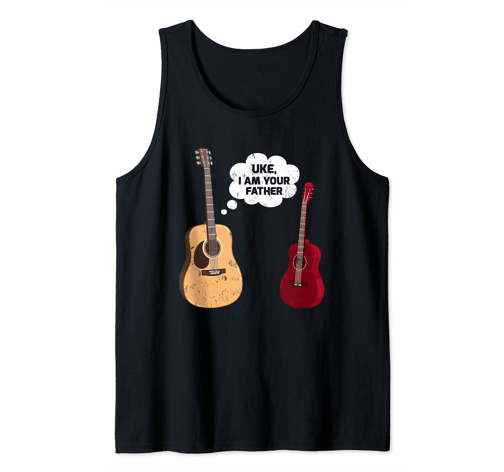 Uke I Am Your Father Funny Ukulele Guitar Music Tank Top