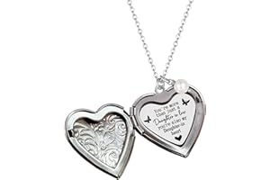 OLLaili Daughter-in-Law Gifts from Mother-in-Law Best Daughter in Law Locket Necklace Gifts Daughter in Law Birthday Valentin