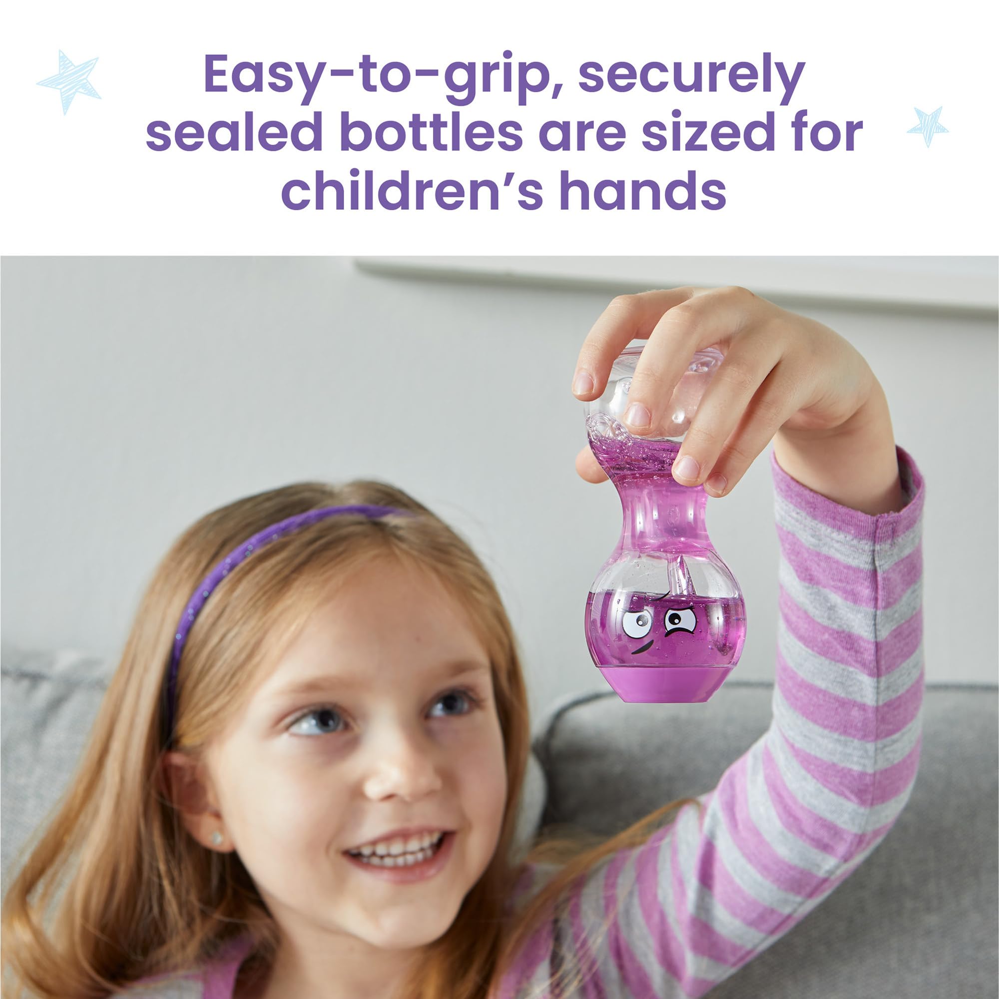 hand2mind Express Your Feelings Sensory Bottles- Secondary Emotions, Toddler Sensory Toys, Quiet Fidget Toys, Play Therapy Toys, Calm Down Corner Supplies, Calming Corner, Social Emotional Learning