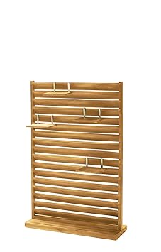 Garten Sichtschutz - Paravent - Freistehend - Holz - ca. 80 x 120 cm