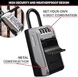 Master Lock 5480EURD Key Safe with New Design, Large Capacity, Shackle view 5