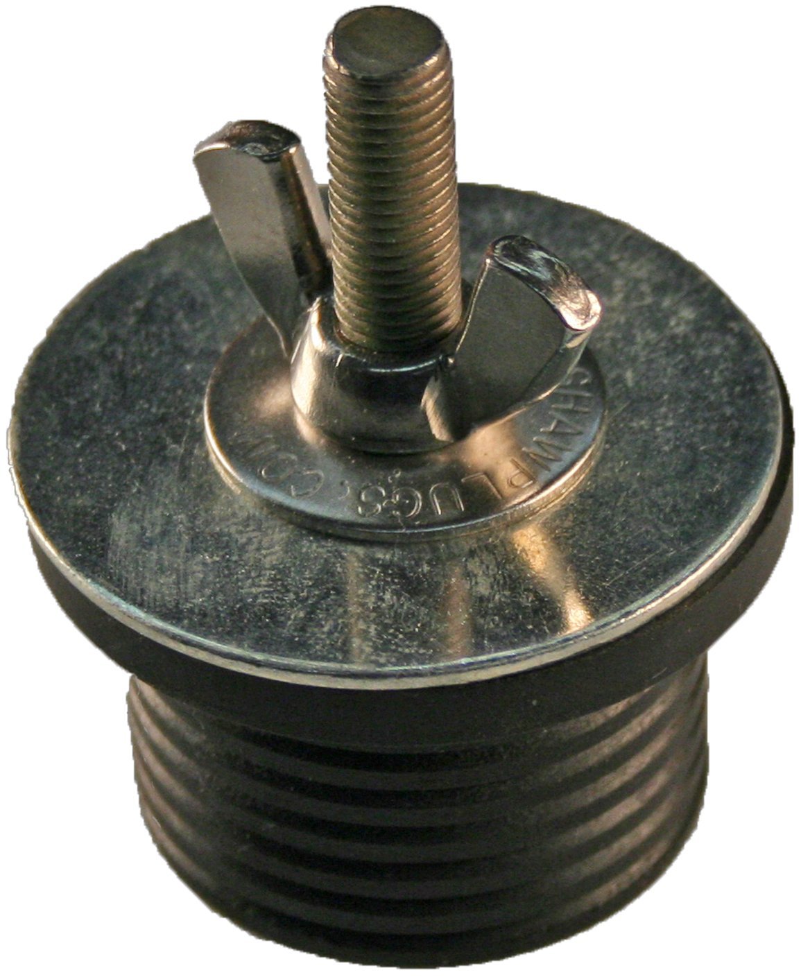 Wing Nut Expandable Neoprene Rubber Plug with Steel Hardware, 1/2" x 11