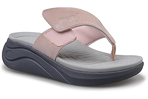 Vogana Diabetic Sandals for Women with Adjustable Width Walking Orthotic for Swollen Feet | Foot Pain Relief