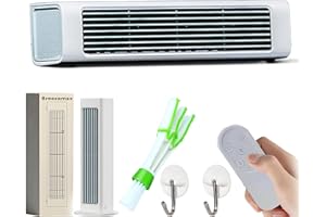 GDSAFS Breeza Max, Breezamax Ac, Breezamax Air Conditioner, Qinux Breezamax - Beat The Scorching Heat & Humidity Instantly, Portable Air Cooler For Small Space (Qinux Breezamax-White)