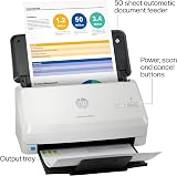 HP ScanJet Pro 3000 s4 Sheet-Feed Scanner 6FW07A Light Grey ADF Up to 40ppm view 4