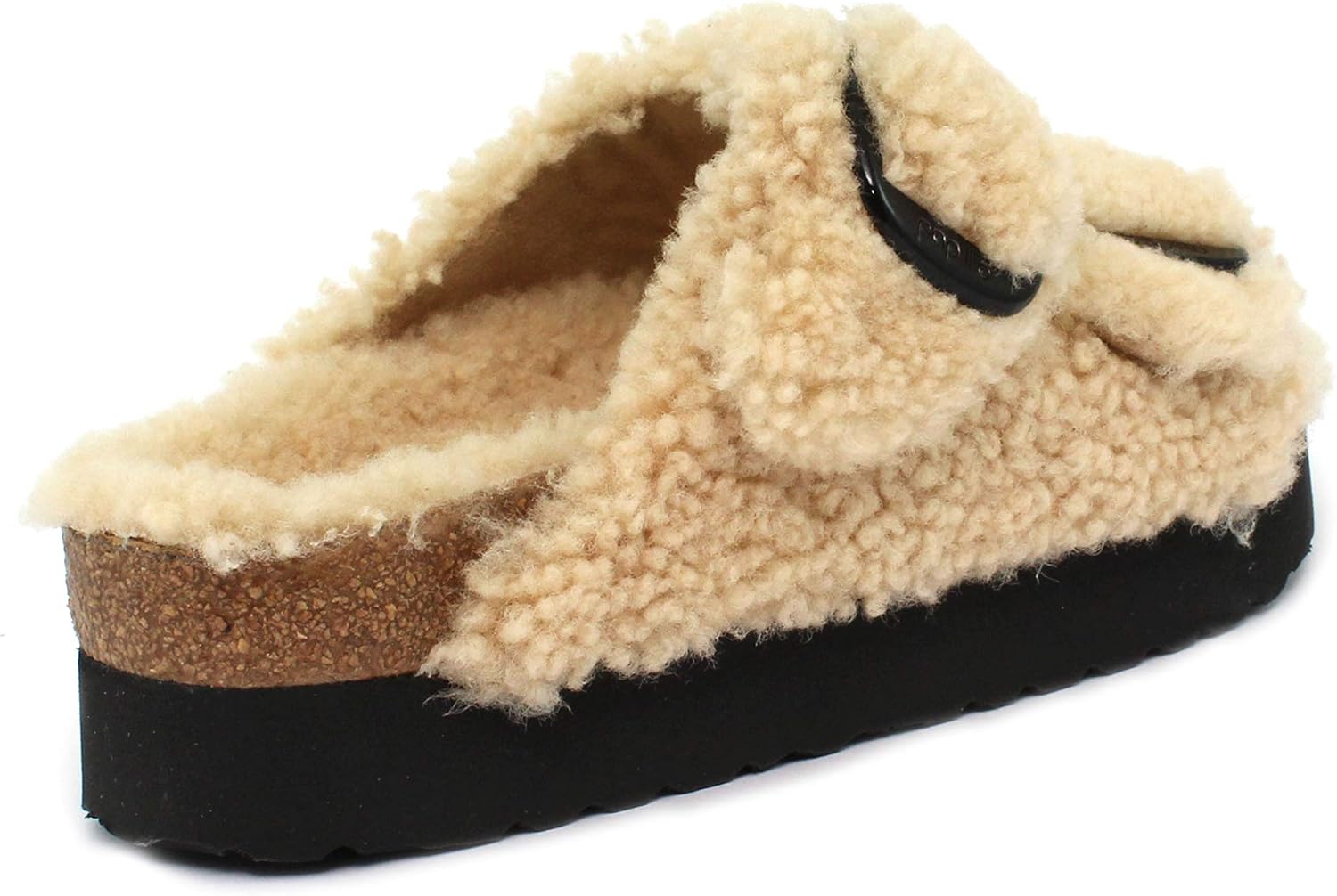 papillio boston big buckle clogs in teddy