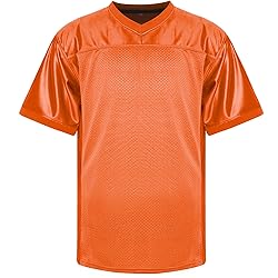 JKNAKN Blank Football Jerseys Mesh Athletic