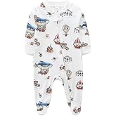 Babymine Baby Girl Boy Clothes Zipper Sleepers,Long Sleeve Romper Cotton Toddler Pajamas,Onesie Outfits Newborn Footies