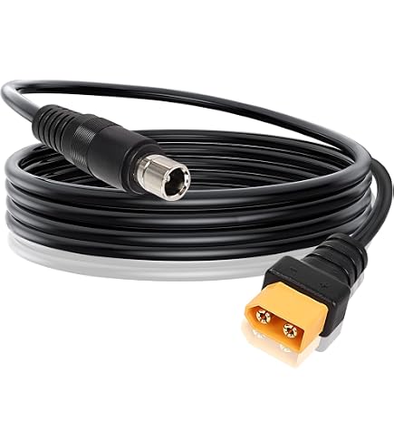Lot De 2 Adaptateurs XT60 Vers DC7909 (7,9 Mm X 0,9 Mm) - Plug & Play Sans Soudure Pour TS100, FPV, Drone, Alimentation