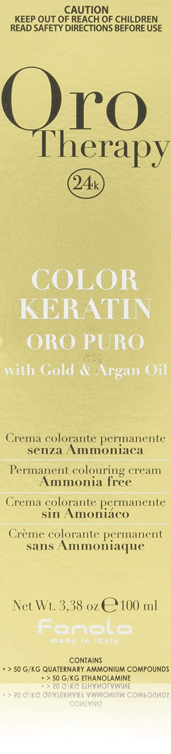 Fanola Oro Therapy Colour Keratin 1.0, 100 ml