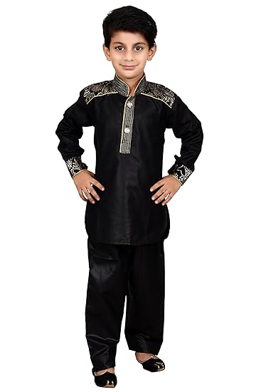 Black suit design boys Clearance