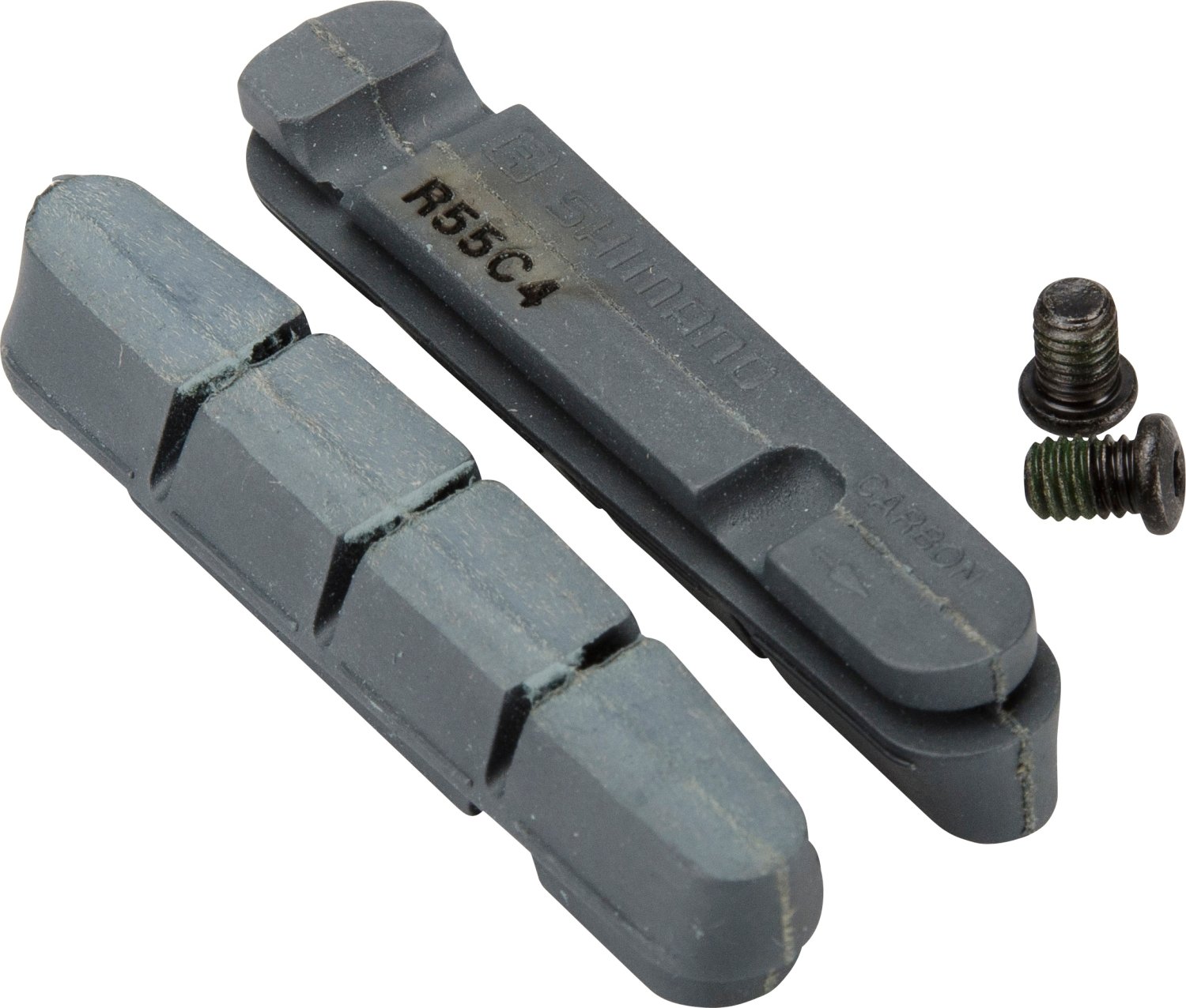 SHIMANO Unisex - Adult R55C4 Brake Pads for Cartridge Brake Shoe 50 Pairs for Carbon Rims Black
