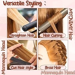 Mannequin Head Human Hair 26"-28" Female 80% Human