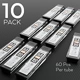 Nicpro 600 Pcs Lead Refills 0.5mm HB Mechanical Pencil Refills 60 Pack Tube view 6