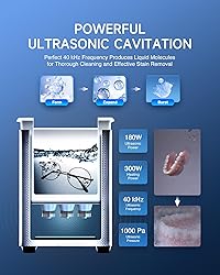 CREWORKS Ultrasonic Cleaner with Heater and