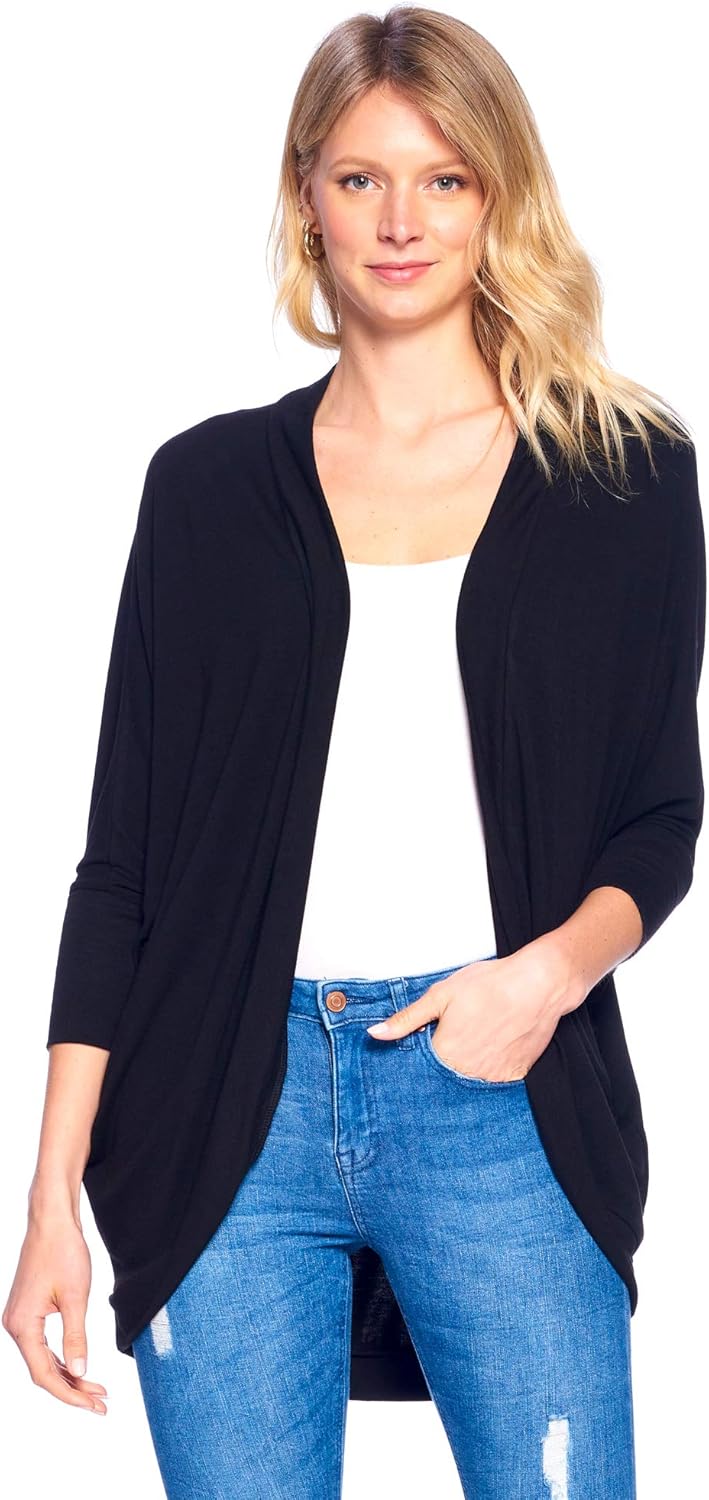 short sleeve cocoon cardigan