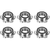 YELARXI Dumbbell Collars, Barbell Spin Lock Hex Nuts Anti Slip | Weight Clip Steel