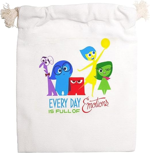 Amazon Co Jp ヨロコビ イカリ ムカムカ ビビリ カナシミ 巾着袋 中 給食袋 ギフトバッグ 小物入れ コップ袋 こども お弁当 ラッピング 保育園 男の子 女の子 おしゃれ かわいい キャラクター お祭り グッズ ２０x２５cm 服 ファッション小物