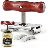 StarBlue Jar Opener for Seniors with Weak Hands – Adjustable Lid Remover Tool for Jars & Bottles – Heavy Duty Stainless Steel