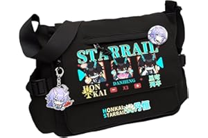 Dalicoter Honkai Star Rail Handbag Aventurine Crossbody Bag Cute Single Shoulder Bag Adult 3D Print Anime Backpack Bag
