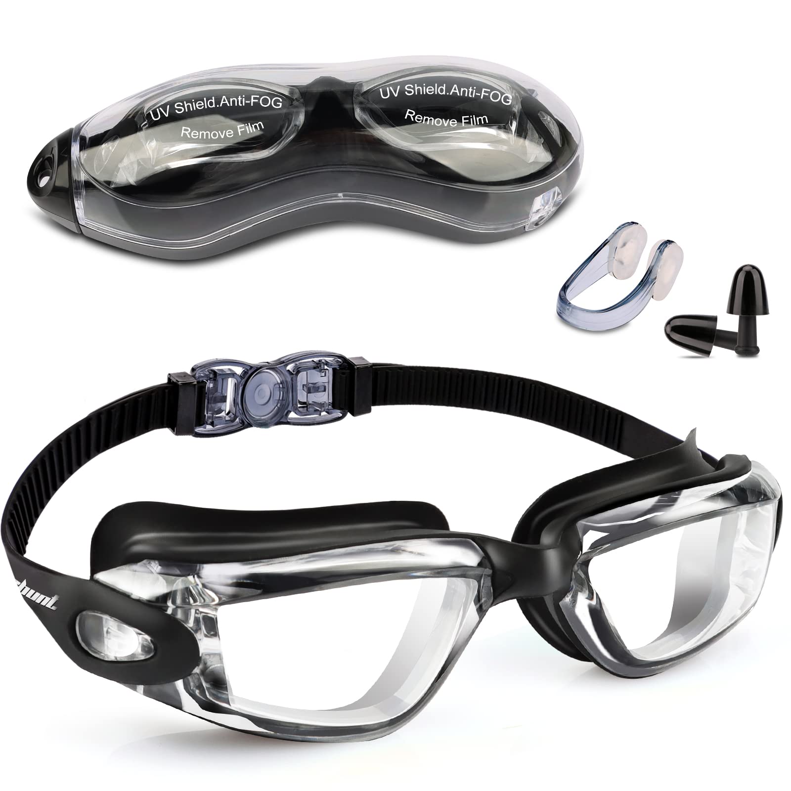 Zerhunt Swimming Goggles for Men Women Children Diving Goggles Adult Anti-Fog and UV Protection Water Sports Swimming Goggles Gifts for Men Women Girls Boys 10+