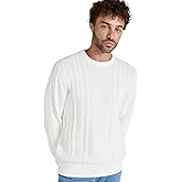 Vince Men's Cotton Cable Crew