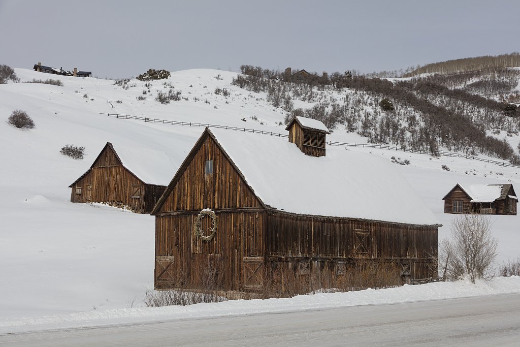 Amazon Com Vintography 24 X 36 Giclee Print Oferustic Cabins In