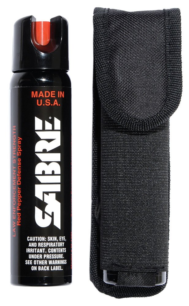 SABRE Red Pepper Spray Police Strength with Holster (4.36 oz