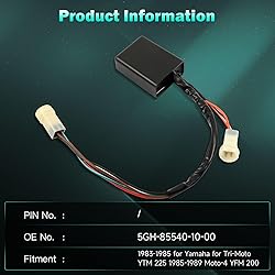 SCITOO CDI Box Module Ignition Coil for Yamaha YTM