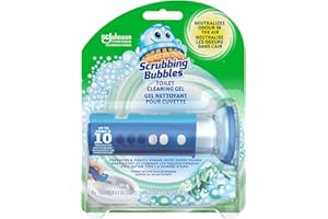Scrubbing Bubbles Toilet Bowl Cleaner Freshening Gels, Automatic Cleaning Stamp, Fresh Mountain Morning Scent, Dispenser with