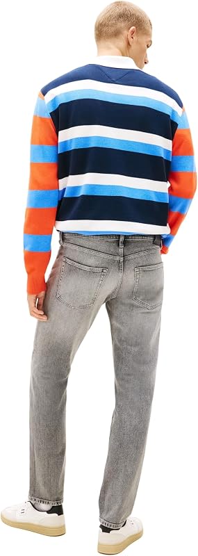Herren Jeans Hose Scanton Slim Fit, Grau (Denim Grey), 28W/36L