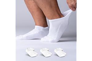 Viasox Diabetic Ankle Socks for Women & Men 3 Pack, Low Cut Non Binding, Seamless Neuropathy Socks