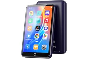 Fanvace 80GB MP3 Player with Bluetooth WiFi, Android MP3 & MP4 Players with 4" Touchscreen and Speaker, Spotify Music Player 