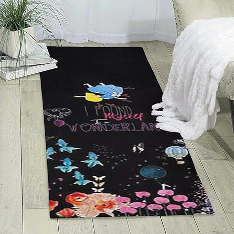 Amazon Com Lcx0d Carpet Trendy Alice In Wonderland Design