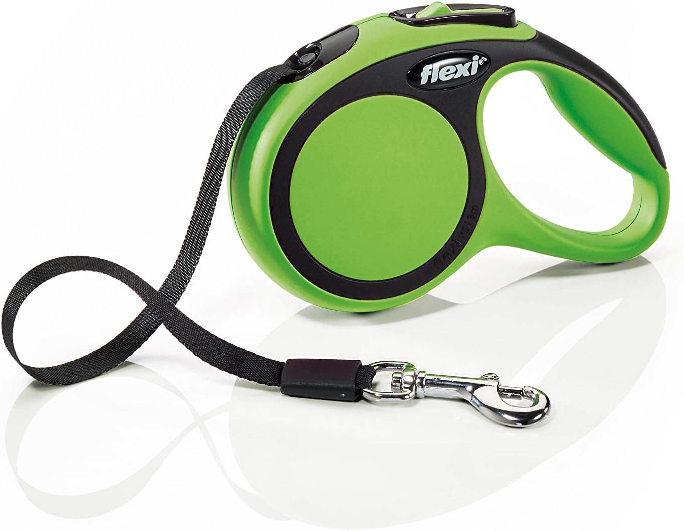 flexi New Comfort Extra Small Retractable Dog Leash Tape 10'/3m, Green Amazon.ca Pet Supplies