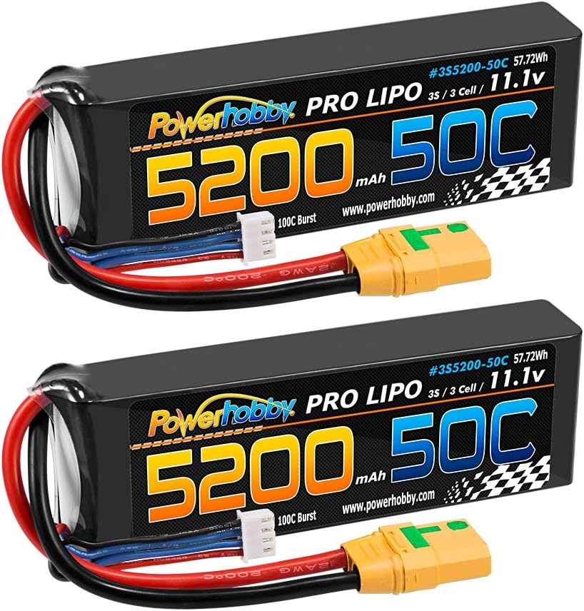 PowerHobby 3S 11.1V 5200mAh 50C Lipo 