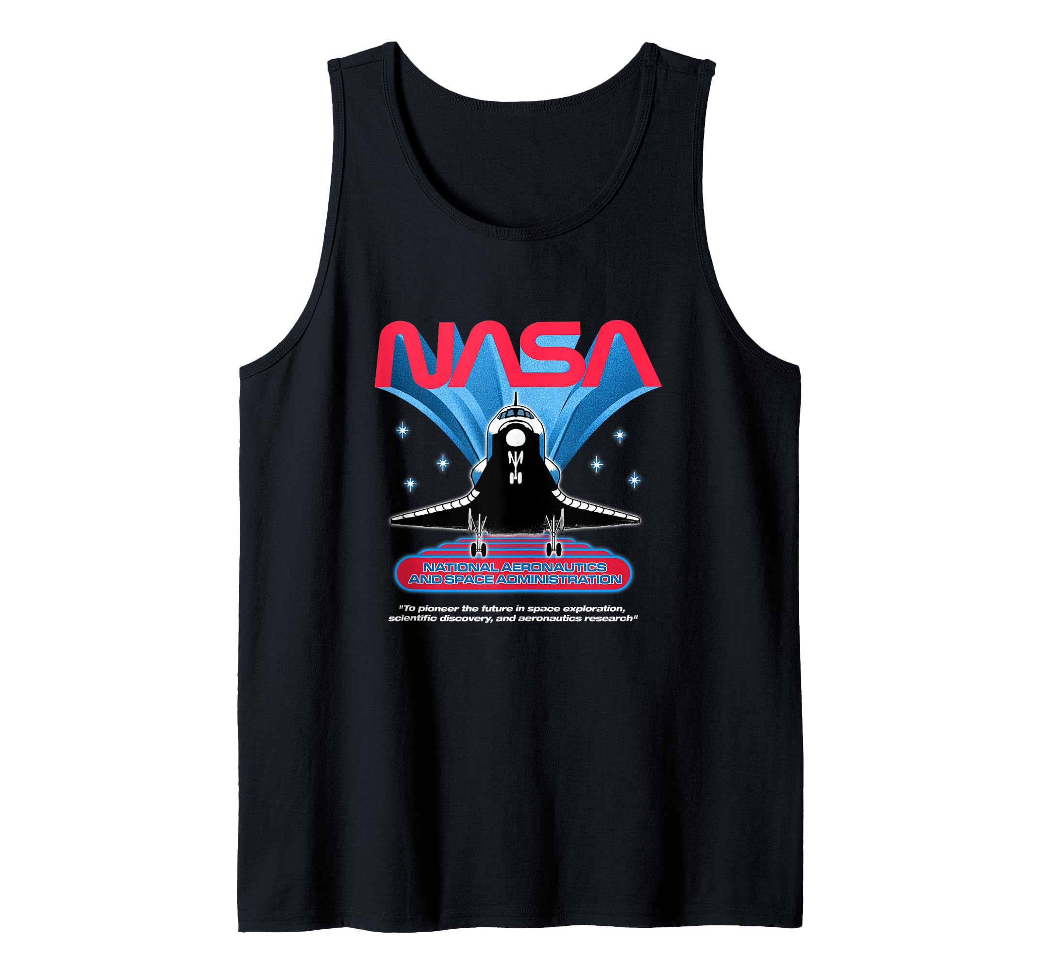 NASA Pioneer Vintage Space Shuttle with Logo Space Science Tank Top