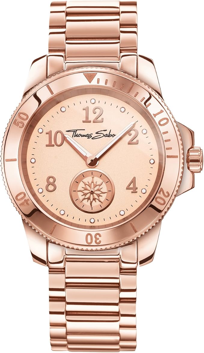 Thomas Sabo Women's Watch Glam Chic Rose Gold Analogue Quartz Amazon.co.uk Watches