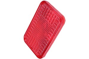 BLUESUNSOLAR 1PC Red Warning Light Lens LVU18747 Replacement for John Deere 1023E 1025R 1026R 1600 TURBO SERIES II 2025R 2032R 2038R 3025E 3032E 3035D 3038E 4044M 4710 5090E 5100E 5125ML (1 PC)