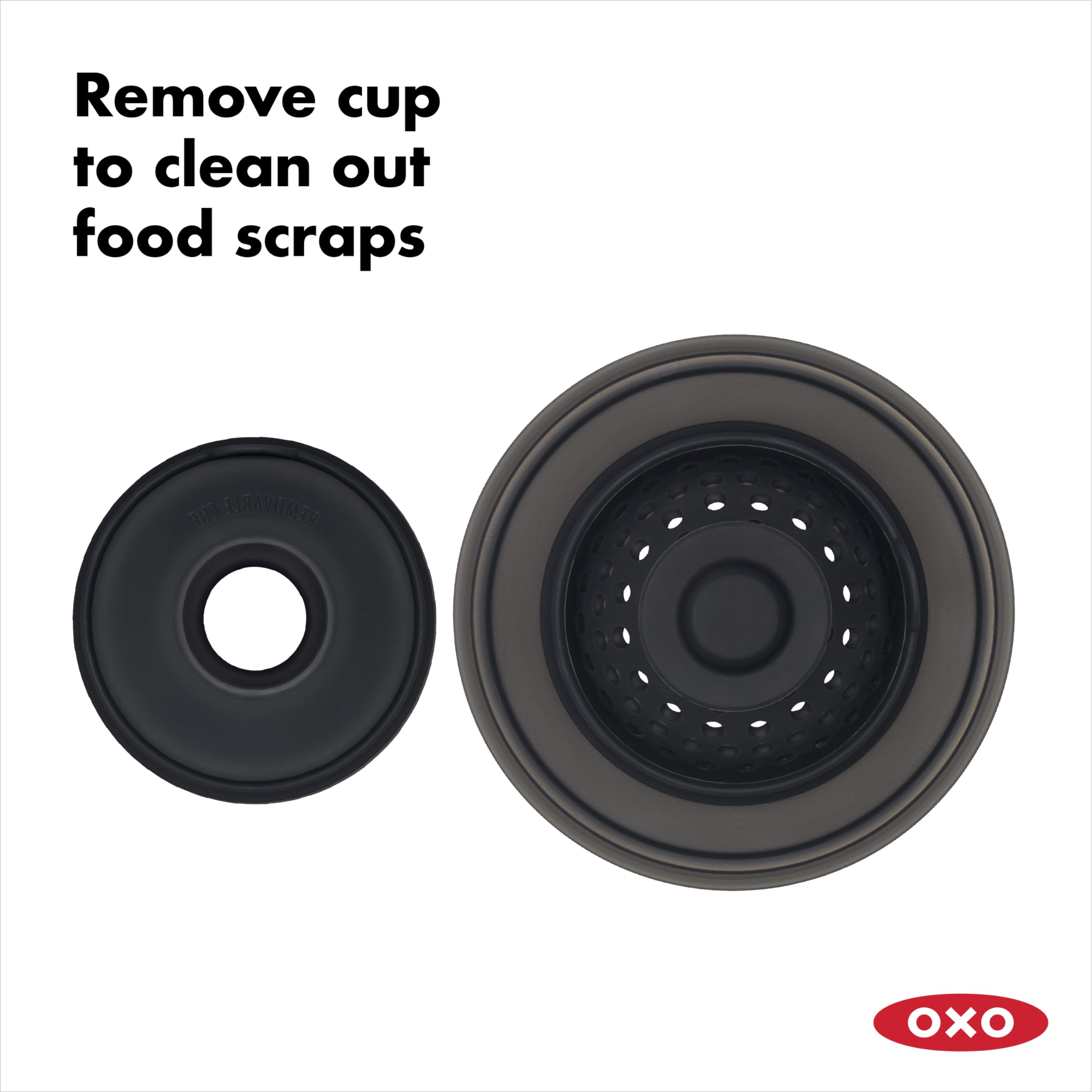 OXO Good Grips 2-in-1 Sink Strainer Stopper