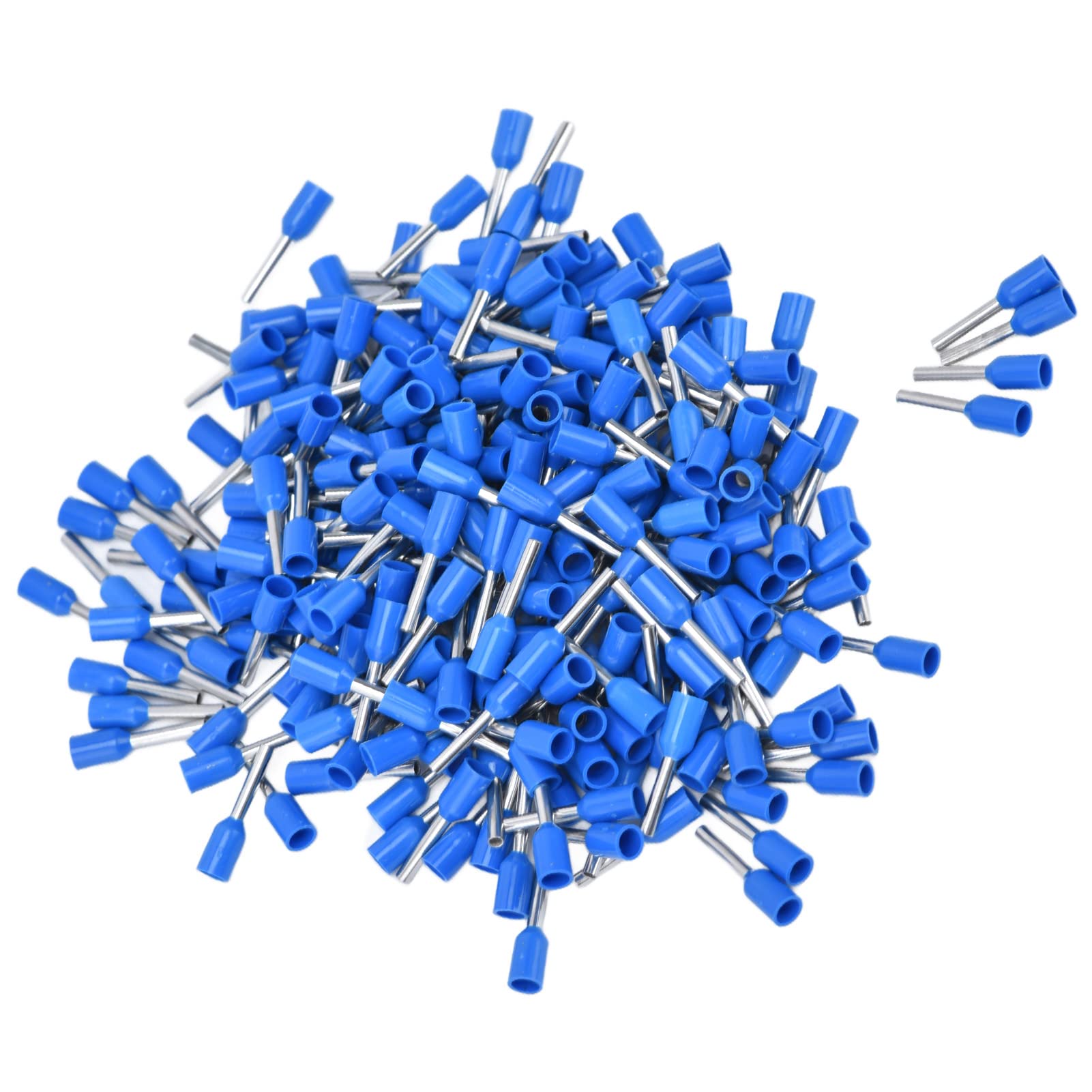 1000Pcs Insulated Ferrule Electrical Pin Crimp Terminals 20 AWG /0.75mm² Cord End Connectors Kit for Electrical Projects Machinery (E7508)