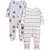 Simple Joys by Carter's baby-boys 2-pack Fleece Footed Sleep and PlayBaby and Toddler Sleepers