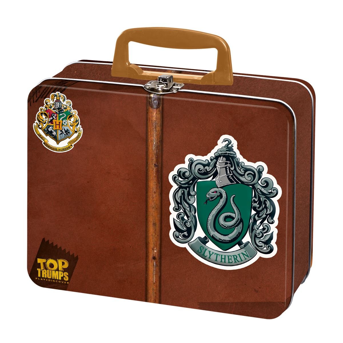 Top Trumps Harry Potter Slytherin Collector's Tin Card Game, Board the Hogwarts Express with Deathly Hallows Part 1 and 2, Educational card game for 2 plus players makes a great gift for ages 6 plus