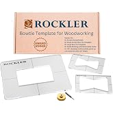 Rockler 3-in-1 Bow Tie Inlay Kit w/Frame - Woodworking Templates | Bow Tie Inlay Kit &ndash; Decorative Inlay Creation &ndash; Inlay Templates &ndash; 3-in-1 Kit &ndash; Precision Frame Included