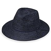 Wallaroo Hat Company Women’s Victoria Fedora – UPF 50+ UV Protection, Wide Brim, Medium Size, Packable & Adjustable Sun Hat
